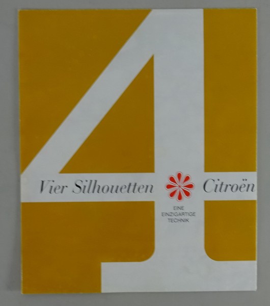 Prospekt / Broschüre Citroen Programm von 1963 auf deutsch