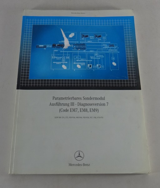 Werkstatthandbuch Mercedes Benz LKW Parametrierbares Sondermodul PSM III 10/2005