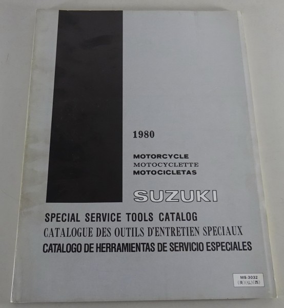 Spezialwerkzeugkatalog Suzuki Motorrad Spezialwerkzeuge Modelljahr 1980