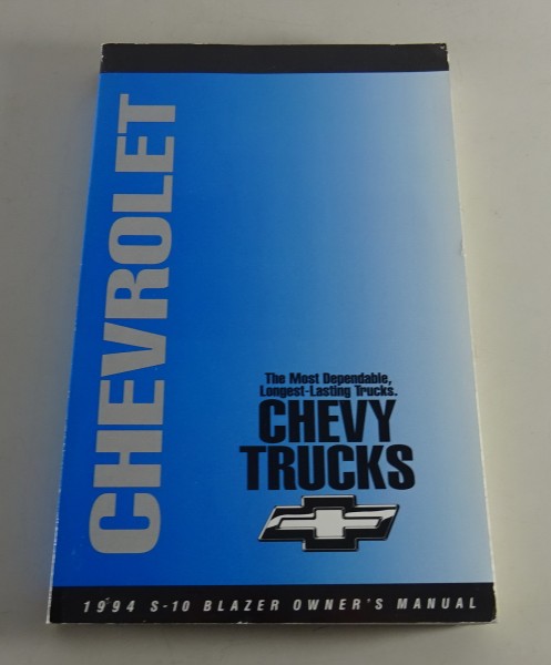 Owner´s Manual / Handbook Chevrolet Blazer S-10 Stand 1994