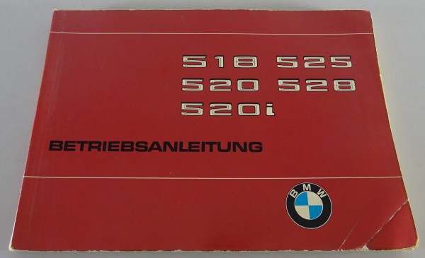 Betriebsanleitung / Handbuch BMW 5er E12 518 / 520 / 525 / 528 Stand 01/1976