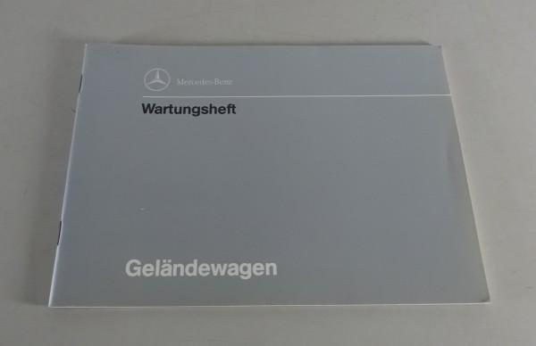 Scheckheft blanko Mercedes-Benz G-Klasse W 463 230 / 300 GE BLANKO NOS von 1989