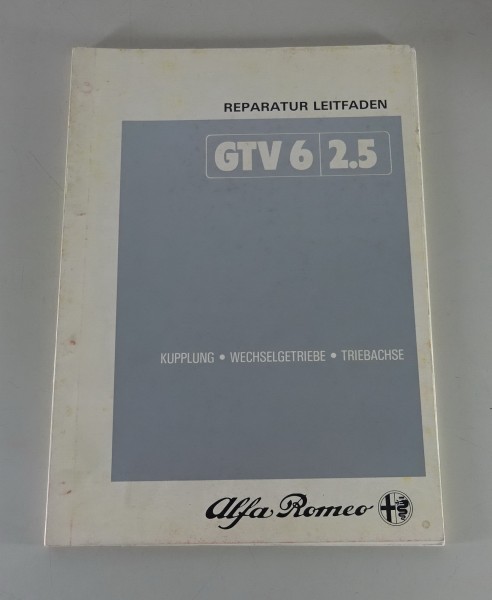 Werkstatthandbuch / Reparaturanleitung Alfa Romeo GTV 6 2.5 Stand 1982