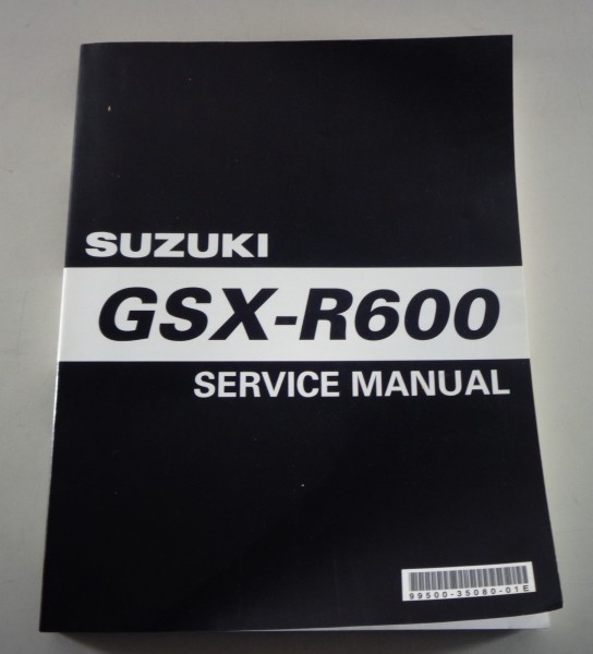 Workshop Manual / Repair Manual Suzuki GSX-R 600 from 11/2000