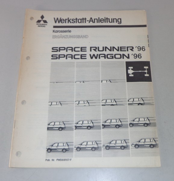 Werkstatthandbuch Mitsubishi Space Runner / Space Wagon Nachtrag Mj. 1996