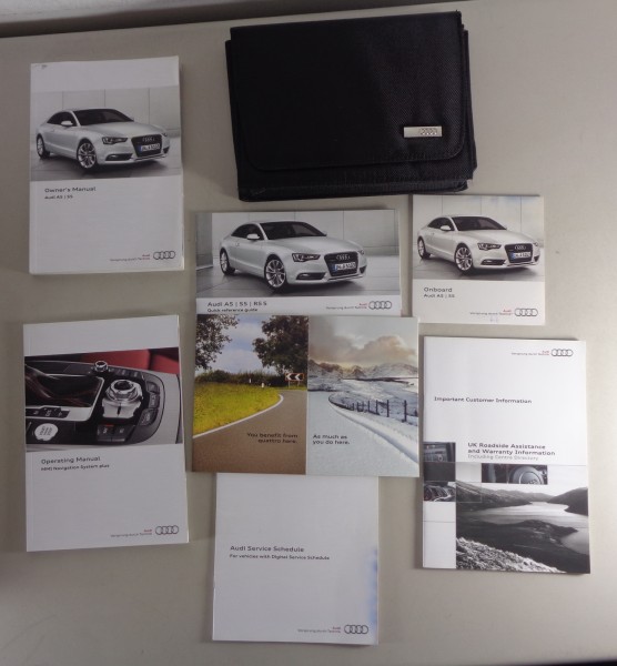 Owner's Manual + Wallet Audi A5 / S5 Typ 8T from 05/2012