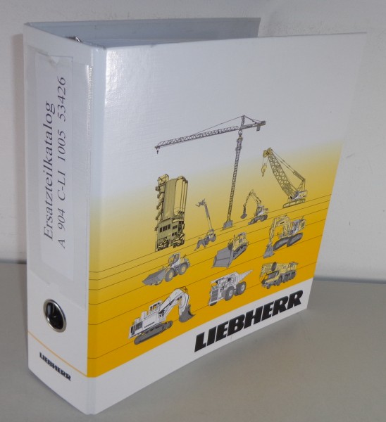 Teilekatalog Liebherr Radbagger A 9004 C-LI 1005 53426 Stand 11/2010