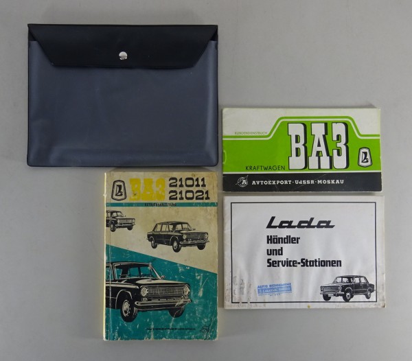 Bordmappe + Betriebsanleitung Lada 1300 VAZ 21011 Limousine & 21021 Kombi '1976