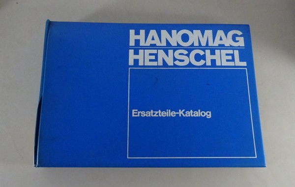 Teilekatalog Hanomag Aufbau F20DL F20l F35L 603-604 Ausgabe A Stand 12/1972
