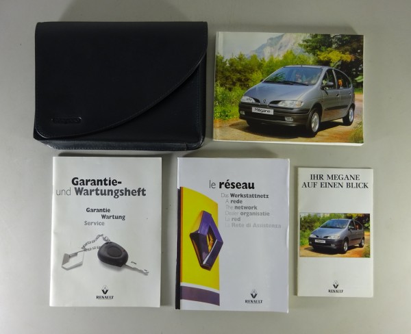 Bordmappe mit Betriebsanleitung Renault Megane Scenic Stand 01/1997