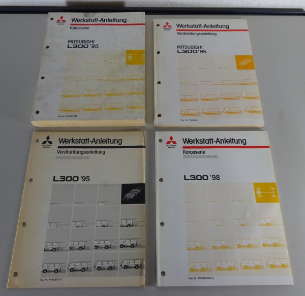 Werkstatthandbuch Konvolut Mitsubishi L300 Karosserie + Elektrik ab Baujahr 1995