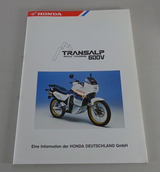 Technische Information Motorrad Honda Transalp Rally Touring 600 V Stand 01/1987