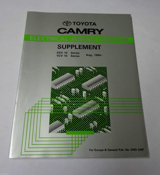 Electrical Wiring Diagram / Werkstatthandbuch Elektrik Toyota Camry, 08/1994