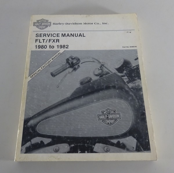 Workshop manual Harley Davidson FLT/FXR Models 1980 - 1982 from 09/1981