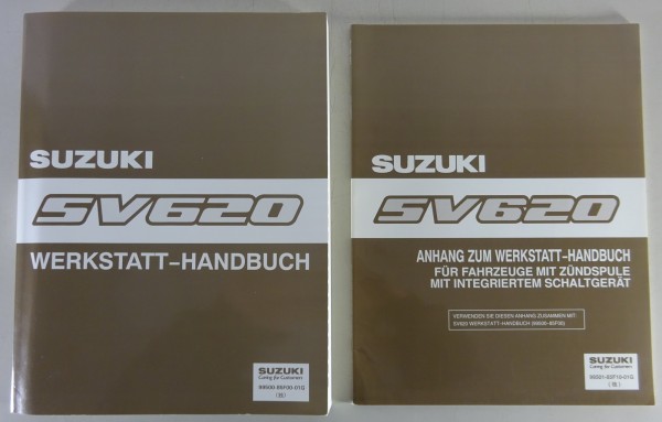 Werkstatthandbuch + Anhang Suzuki Vitara SV620 Zündspule mit Schaltgerät 01/1995