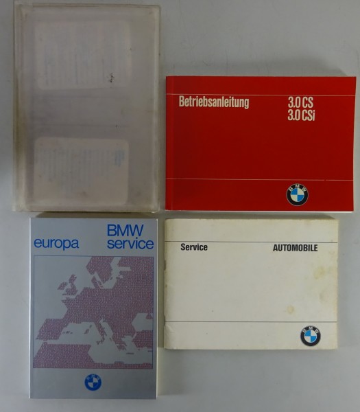 Bordmappe mit Betriebsanleitung BMW E9 3.0 CS / 3.0 CSi inkl. Automatic 01/1973