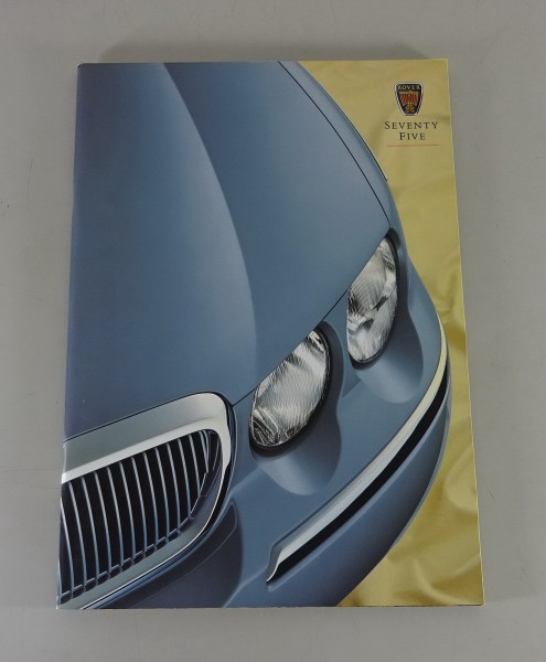 Faltprospekt Rover 75 / Seventy Five + Ausstattung und Farben-Prospekt '06/1999