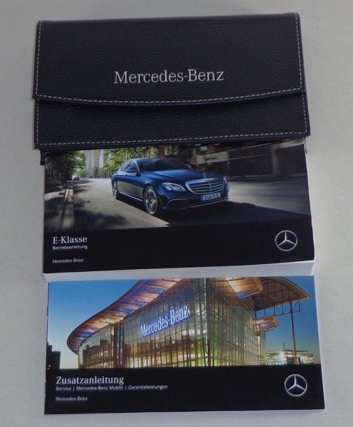 Bordmappe + Betriebsanleitung Mercedes Benz E-KlasseW/S 213 Stand 2016