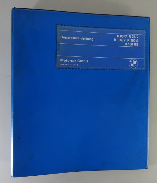 Werkstatthandbuch BMW R 60/7 R 75/7 R 100/7 R 100 S / R 100 RS Stand 08/1976