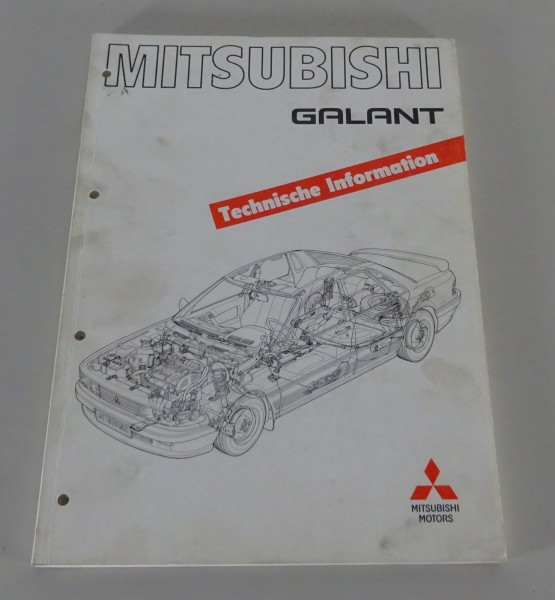 Werkstatthandbuch Technische Informationen Mitsubishi Galant & GTi Typ E30 03/88