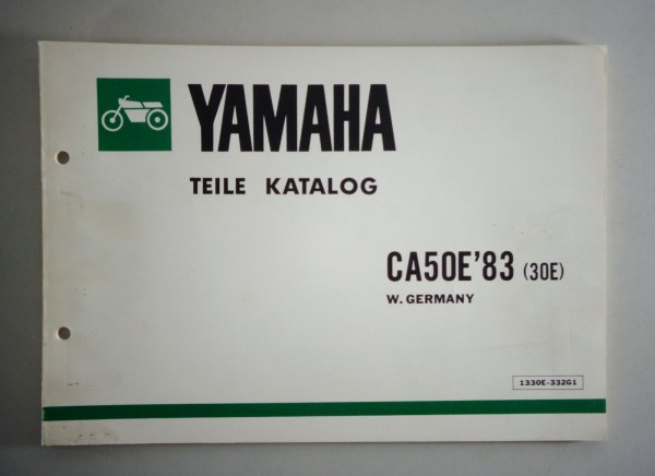 Teilekatalog / Parts List Yamaha Model CA50E'83 (30E) Roller
