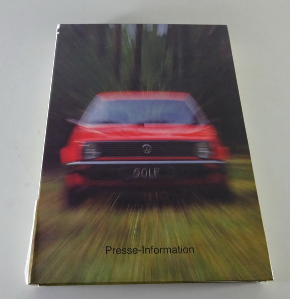 Pressemappe + Presseinformation VW Golf 2 GTI / GLX / GL von 08/1983