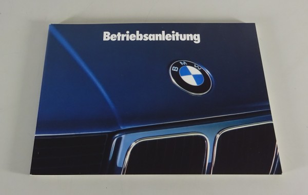 Betriebsanleitung / Handbuch BMW 5er E34 520i 525i 525iX 535i 525tds von 09/1991