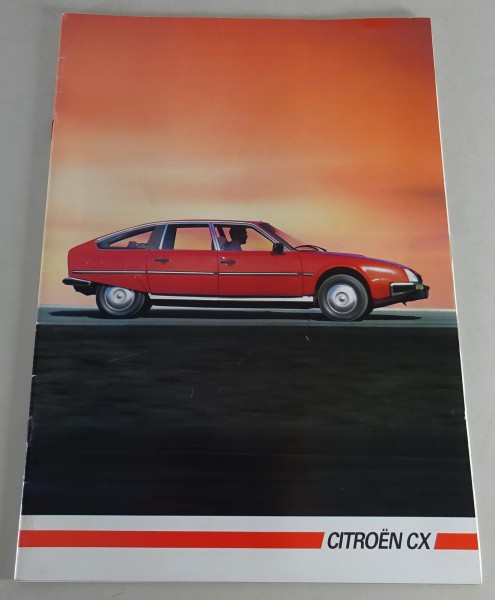 Prospekt / Broschüre Citroen CX Stand 03/1985 Dänisch