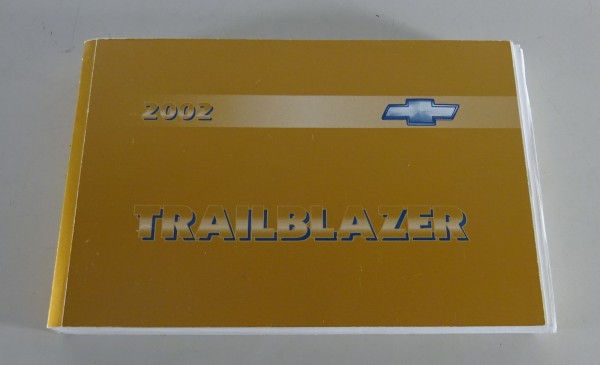 Owner´s Manual / Handbook Chevrolet Trailblazer Stand 2002