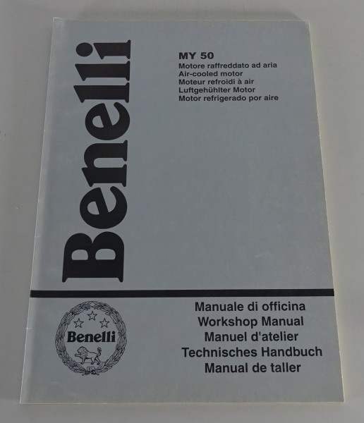 Werkstatthandbuch Benelli MY 50 Motor luftgekühlt für 491 ST Roller von 06/1999