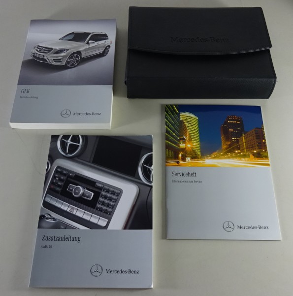 Bordmappe + Betriebsanleitung Mercedes GLK 200 250 300 350 Typ X204 Stand 2012