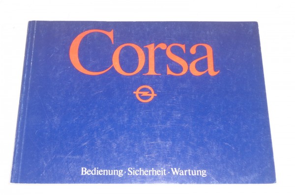 Betriebsanleitung / Handbuch Opel Corsa A Ausgabe Februar 1983