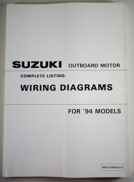 Wiring Diagrams Suzuki Outboard Motor For 1994 Models