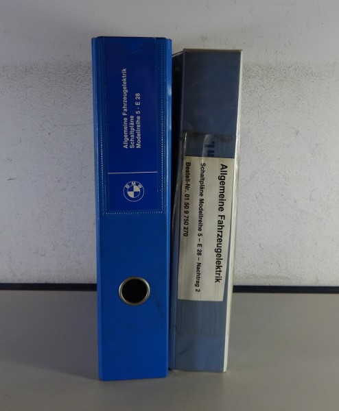 Werkstatthandbuch Elektrik / Schaltpläne BMW 5er E28 518...528i ab Baujahr 1981