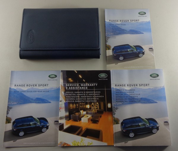 Owner's Manual + Wallet Range Rover Sport 2. Generation from 2015