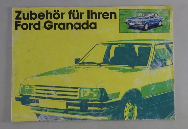 Prospekt / Broschüre Ford Granada MK. lII Teile und Zubehör Stand 07/1981