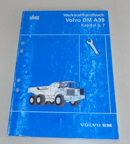 Werkstatthandbuch Volvo BM Dumper A35 Stand 09/1992