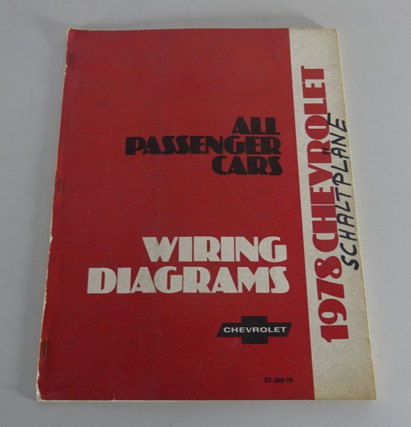 Electric Wiring Driagrams Chevrolet Corvette / El Camino / Camaro etc. from 1978