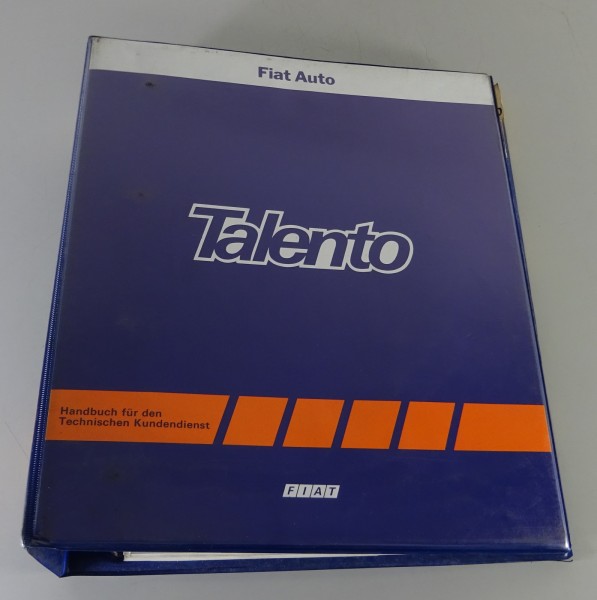 Werkstatthandbuch Fiat Talento Pritsche- und Lieferwagen Stand 1988-1990