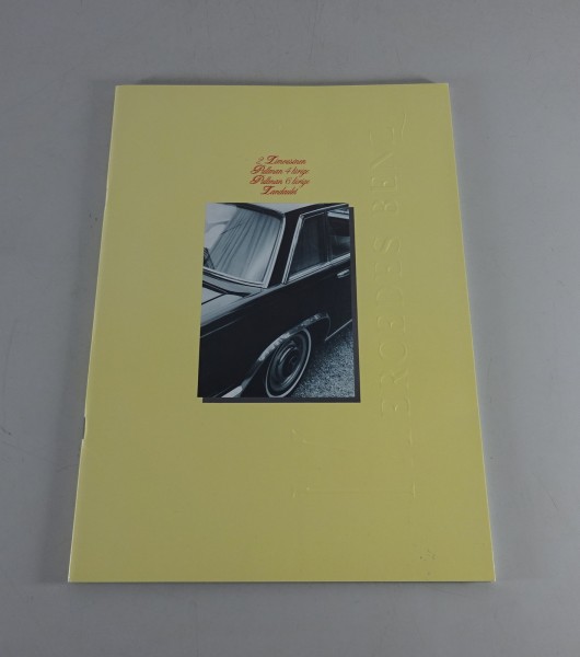 Bildband / Broschüre Mercedes-Benz 600 | W100 - limitierte Philipson Auflage