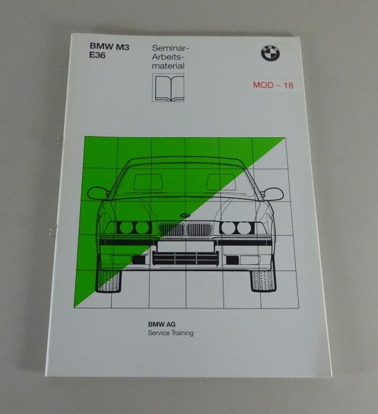 Schulungsunterlage / Seminar BMW M3 E36 Stand 06/1992