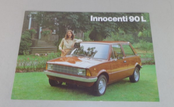 Prospekt / Brochure Innoncenti 90 L Stand 03/1978