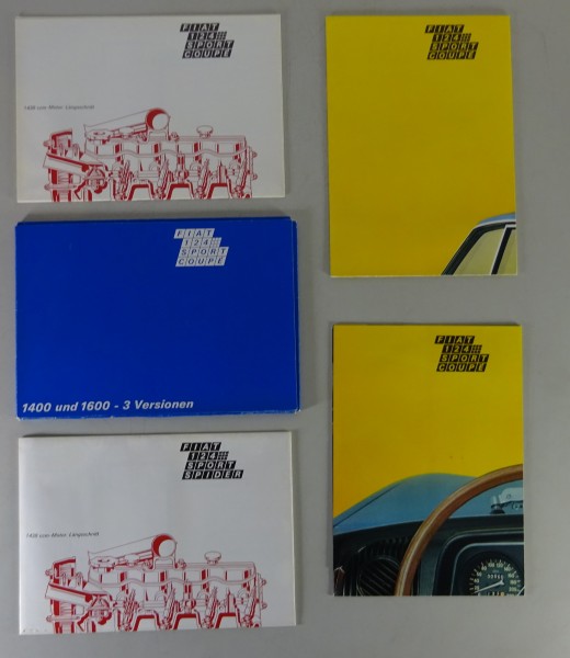 Prospektmappe Fiat 124 Sport Coupe 1400 + 1600