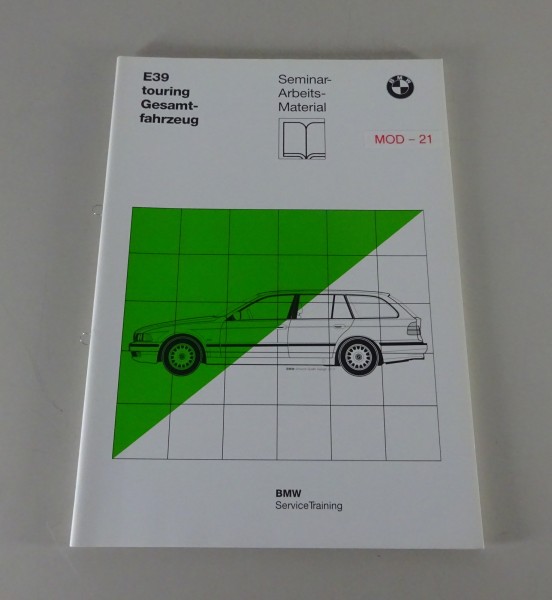 Schulungsunterlage / Seminar BMW 5er E39 Touring Gesamtfahrzeug Stand 12/1996