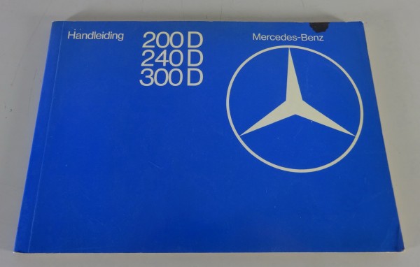 Gebruiksaanwijzing / Handleiding Mercedes-Benz W123 200 D, 240 D, 300 D van 1979