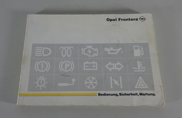 Betriebsanleitung / Handbuch Opel Frontera A Stand 11/1991