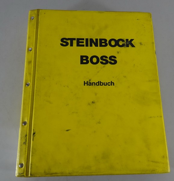Betriebsanleitung/Werkstatthandbuch Steinbock Boss Gabelstapler WK10-13 MK IVA-1