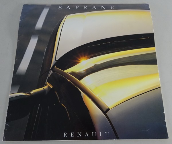 Prospekt / Broschüre Renault Safrane Stand 04/1993