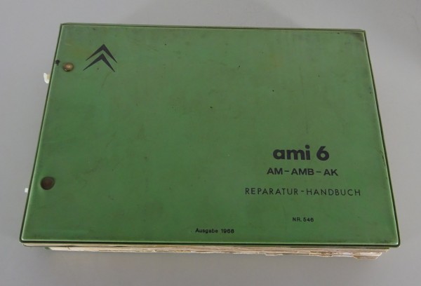 Werkstatthandbuch / Reparaturanleitung Citroen Ami 6 AM AMB AK Stand 1968