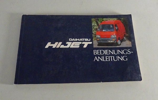 Betriebsanleitung / Handbuch Daihatsu Hijet Stand 10/1993
